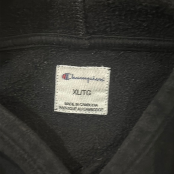 Champion Black crop Pullover Hoodie - Picture 3 of 3